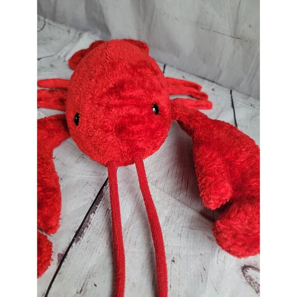 Mary Meyer Flip Flops Lobster Plush Floppy Velvety Stuffed Animal 14in Realistc - Picture 3 of 9
